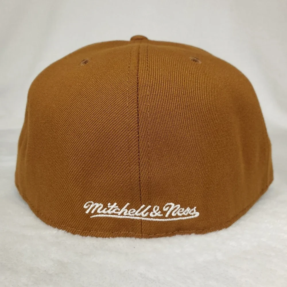 Chicago White Sox Mitchell &‎ Ness MLB Fitted 7 3/8 Liberty Fit Hat Cap Tan NWT